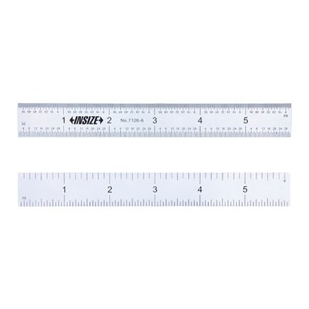 Insize Insize Rigid Ruler, 24inL 7126-24